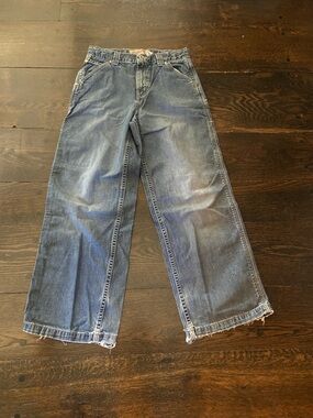 Old Navy Kids Wide-Leg Denim Jeans - Blue